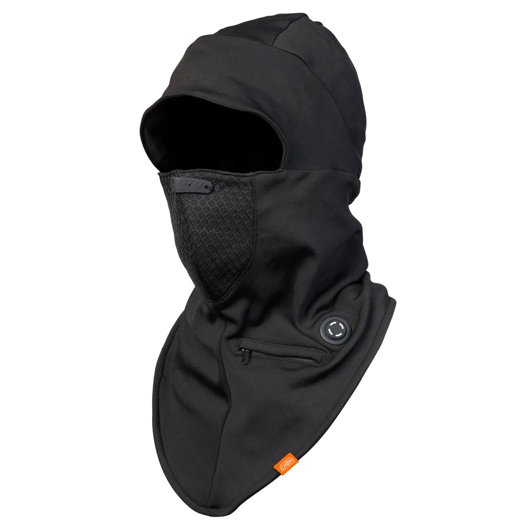 Cabin Heated Under-Helmet Balaclava with Rechargeable Lithium Battery