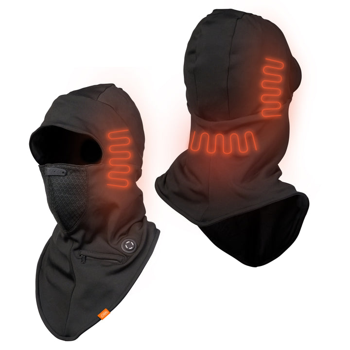 Cabin Heated Under-Helmet Balaclava with Rechargeable Lithium Battery
