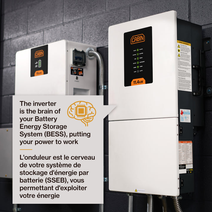 Cabin Apex E-Series 11.4kW Indoor Home Backup Hybrid Inverter