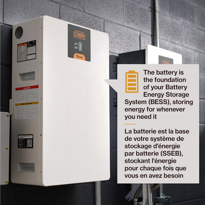 Cabin Apex E-Series 16kWh Indoor Home Backup Battery